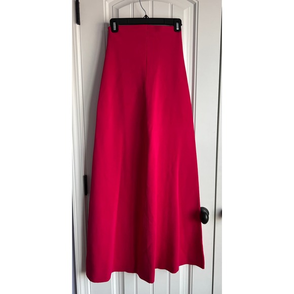 NWT - ZARA Strappless Fuschia Knit Maxi - Size Small - Picture 2 of 8